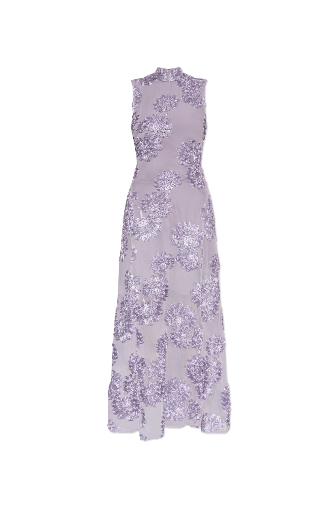 Purple Dress with floral motif ROTATE - Vitkac Canada
